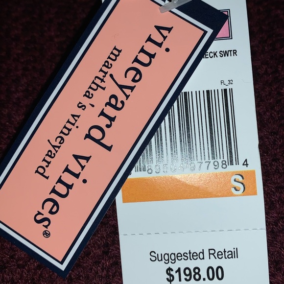 NWT Vineyard Vines Burgundy Cowl Neck Sweater - Picture 4 of 4